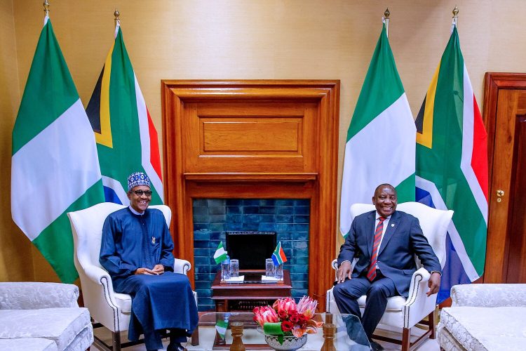 The police force and security agencies must 'infiltrate communities' to prevent xenophobic attacks: Nigerian President Buhari