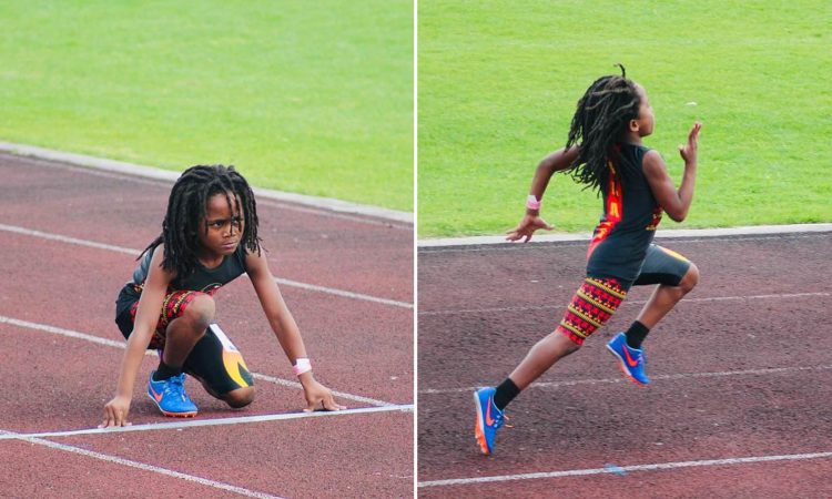 The 7 year old who wants to beat Usain Bolt